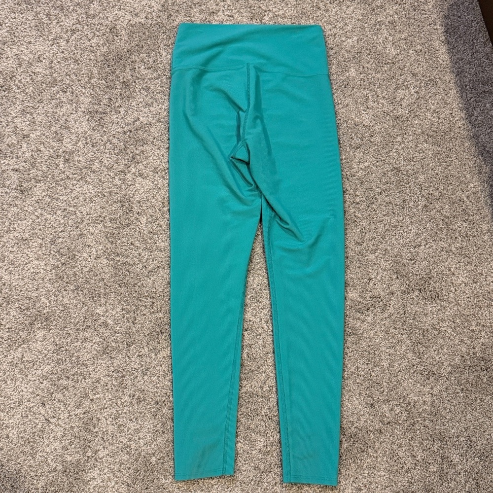 Beach Riot Teal Ribbed Legging - Picture 5 of 5